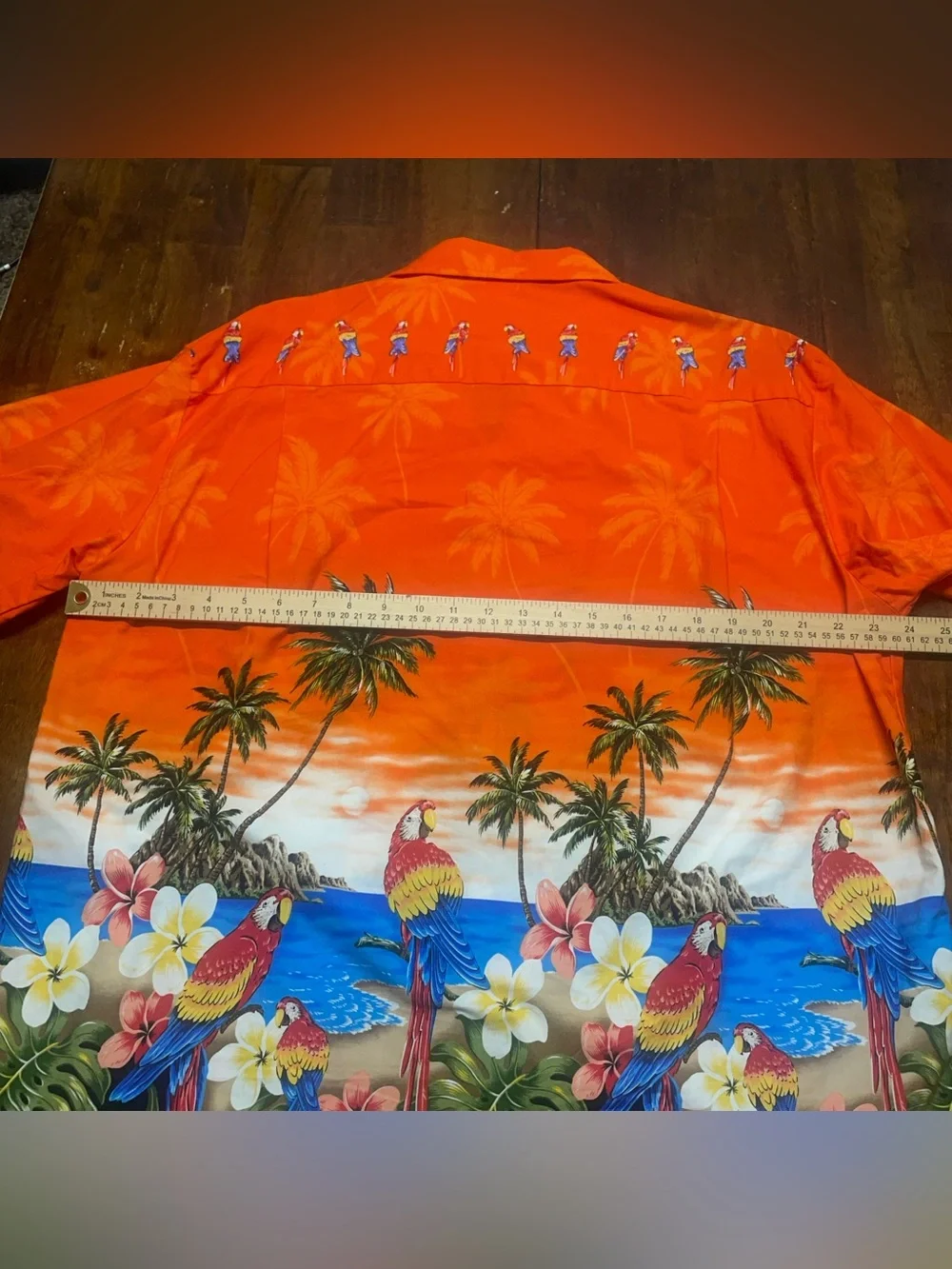 Vintage Pacific Legend Hawaiian Shirt Mens Size XL Button Up Parrots Hawaii USA